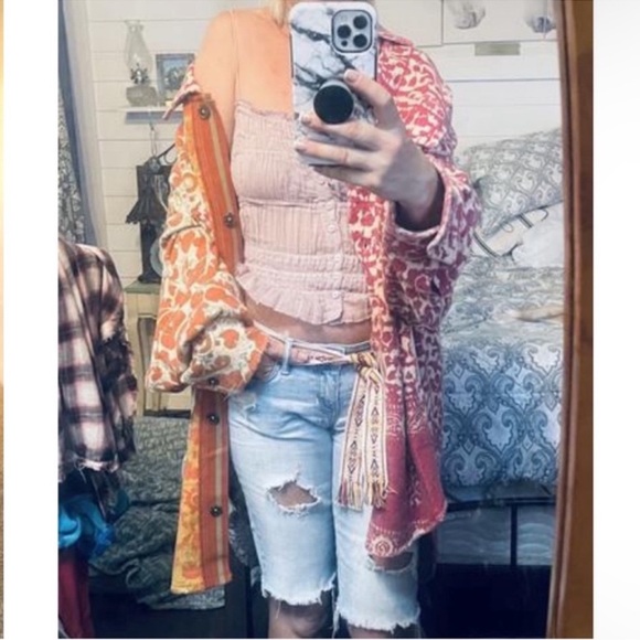 RARE Free People | Printed Ruby Shacket Jacket | Small - Picture 6 of 16